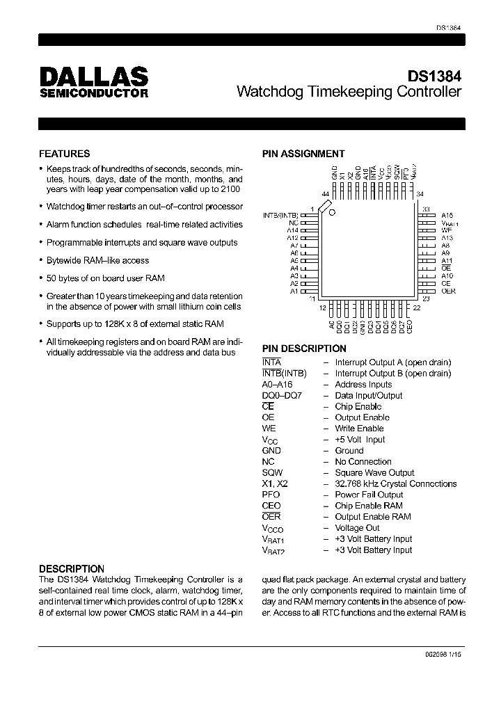 DS1384_1090877.PDF Datasheet