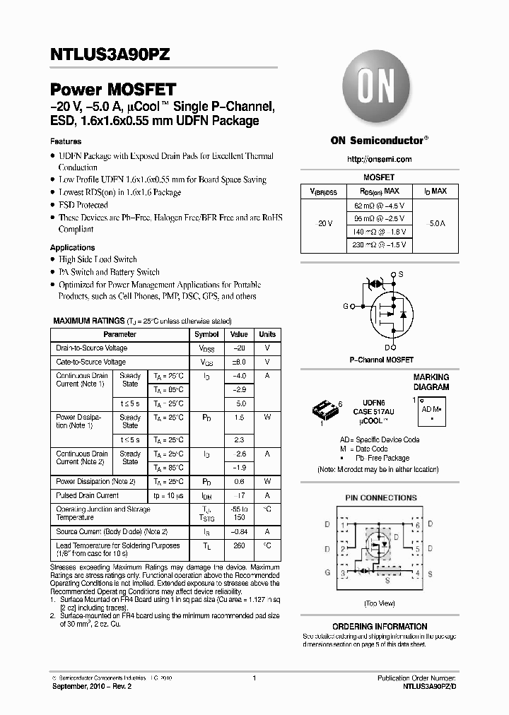 NTLUS3A90PZTAG_1122717.PDF Datasheet