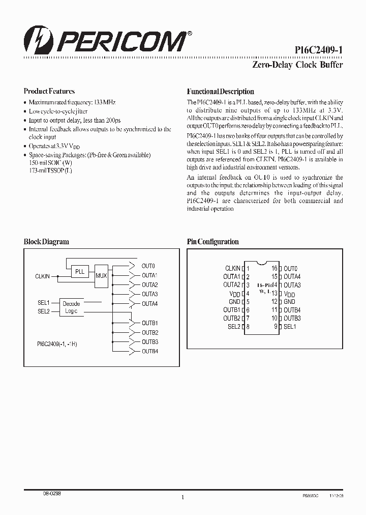 PI6C2409-1WEX_1132003.PDF Datasheet