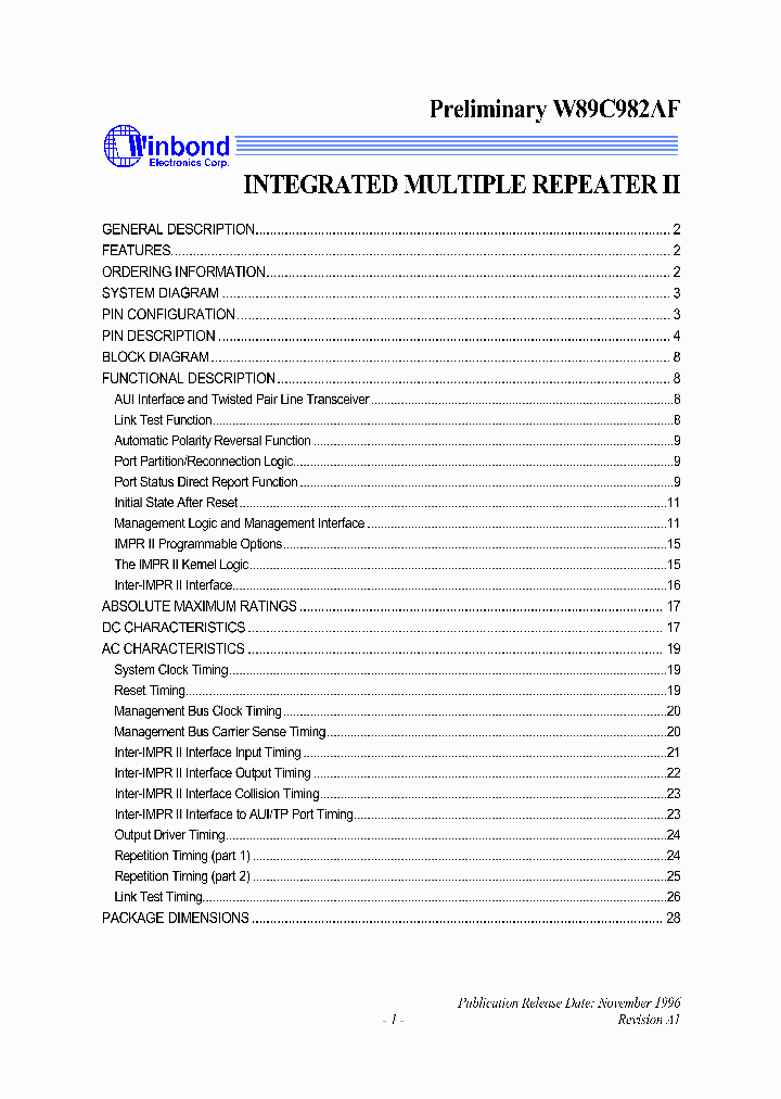 W89C982_1685227.PDF Datasheet