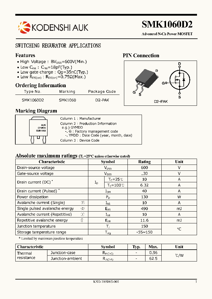 SMK1060D2_1684742.PDF Datasheet
