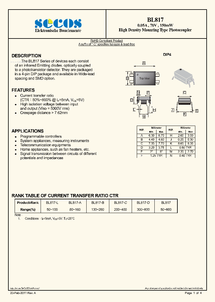 BL817_1668585.PDF Datasheet
