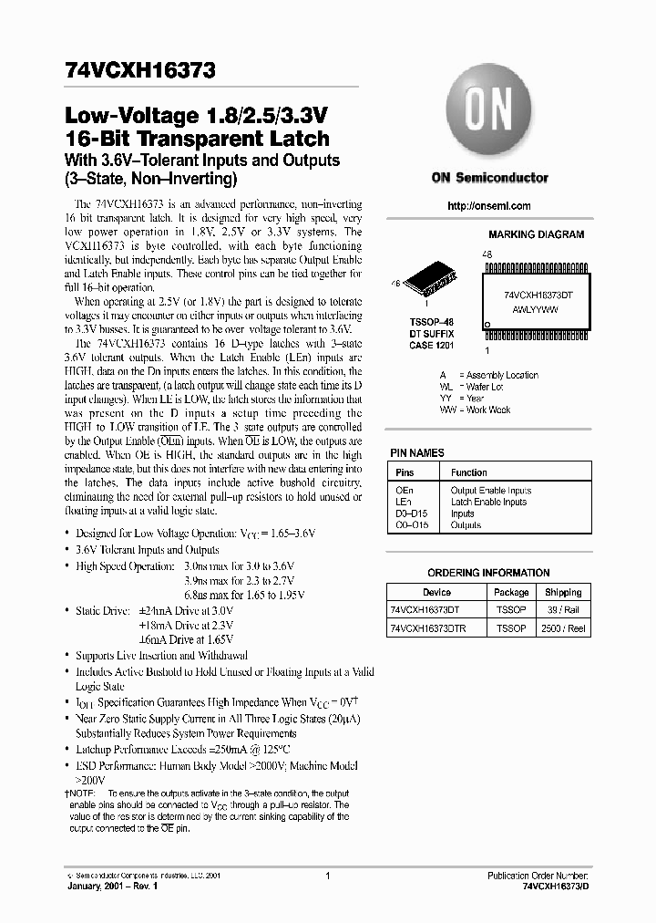 74VCXH16373-D_1694386.PDF Datasheet