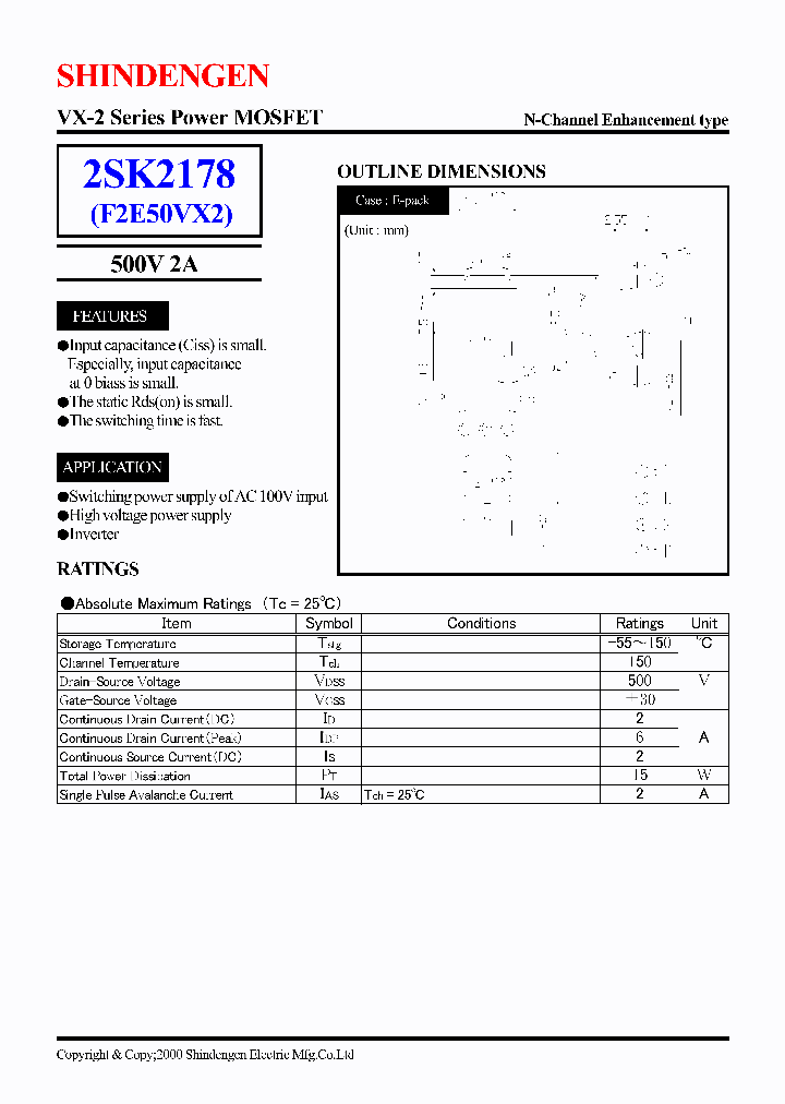 2SK2178_1702605.PDF Datasheet