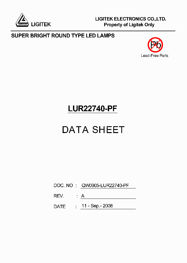 LUR22740-PF_1716622.PDF Datasheet