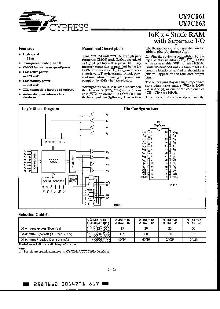 CY7C162-35VC_1323842.PDF Datasheet