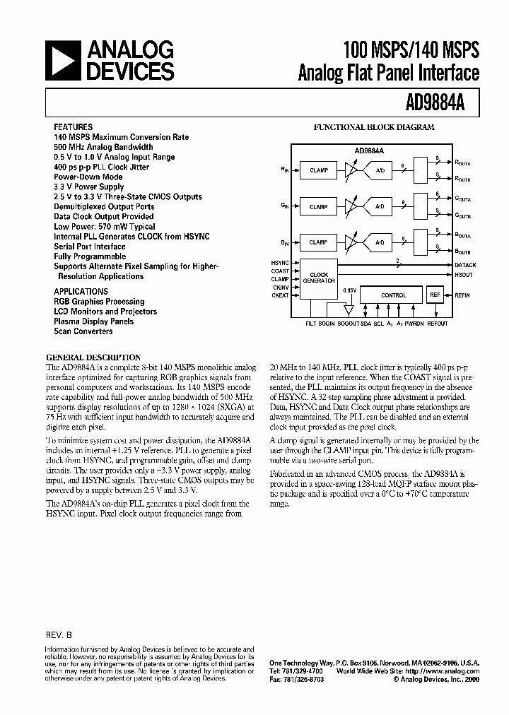 AD9984A_1382501.PDF Datasheet