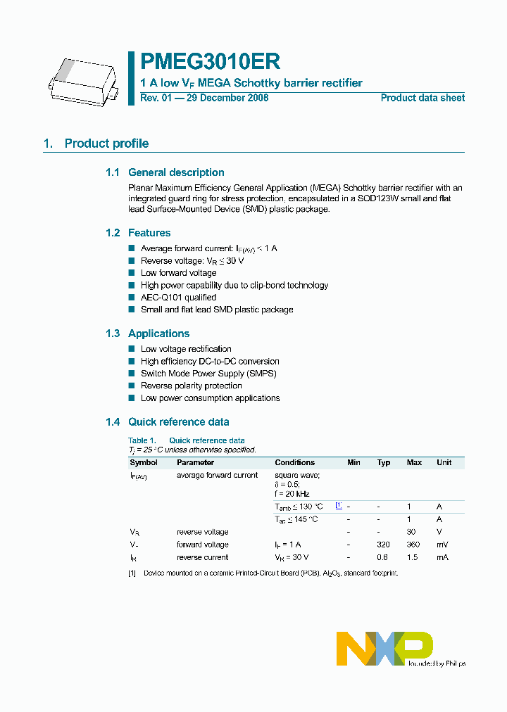 PMEG3010ER_1739064.PDF Datasheet