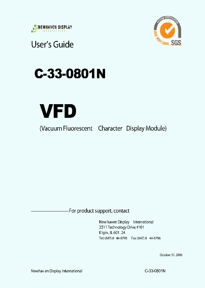 C-33-0801N_1452450.PDF Datasheet