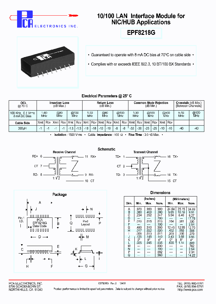 EPF8218G_1767344.PDF Datasheet