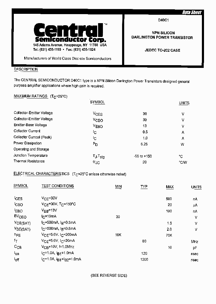 D40C1_1514210.PDF Datasheet