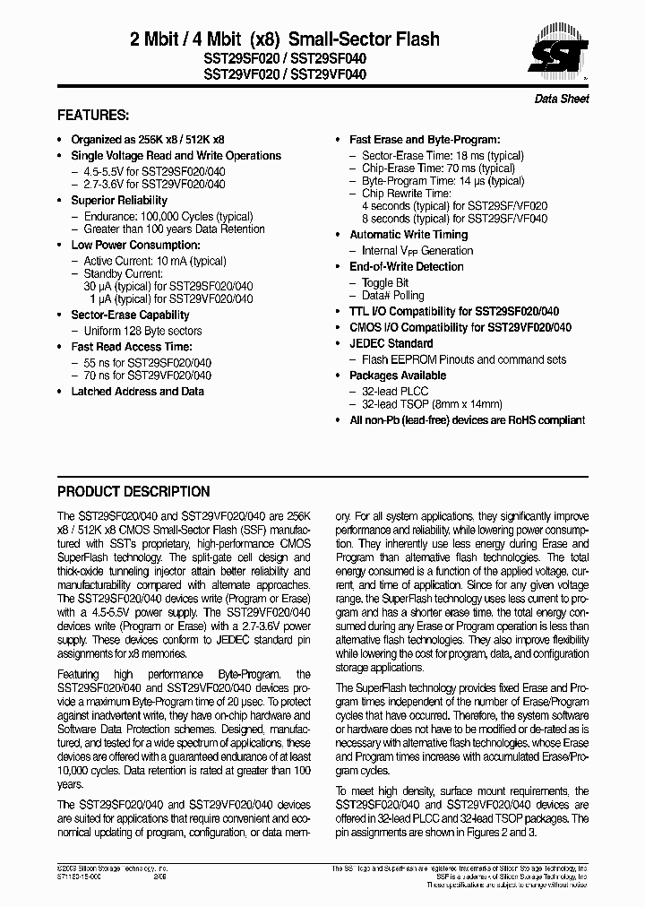 GLS29VF040-70-4C-WHE_1521473.PDF Datasheet