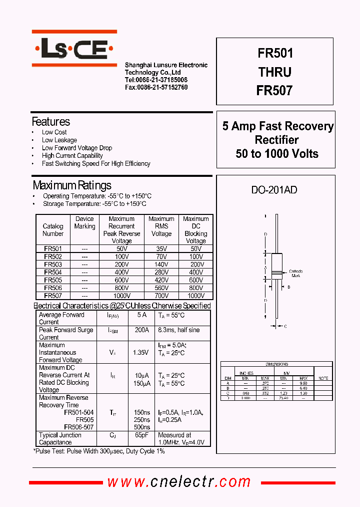 FR503_1803672.PDF Datasheet
