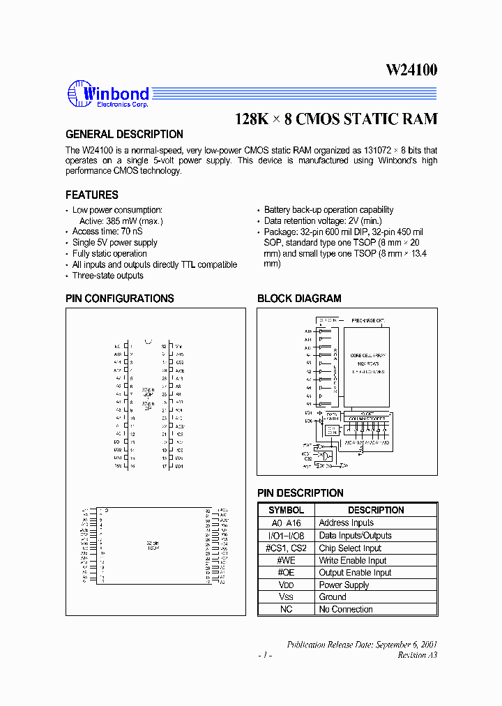 W24100T-70LE_1622254.PDF Datasheet