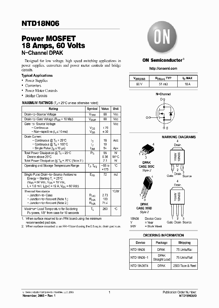 NTD18N06-001_1828212.PDF Datasheet