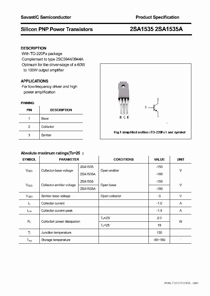 2SA1535_1828676.PDF Datasheet