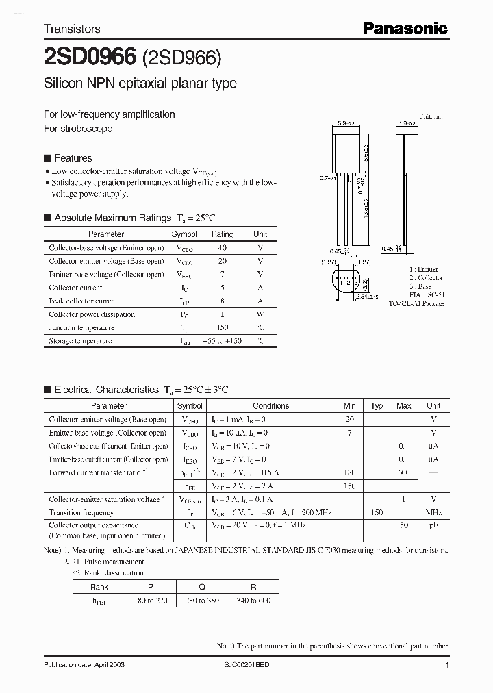 2SD0966_1832068.PDF Datasheet