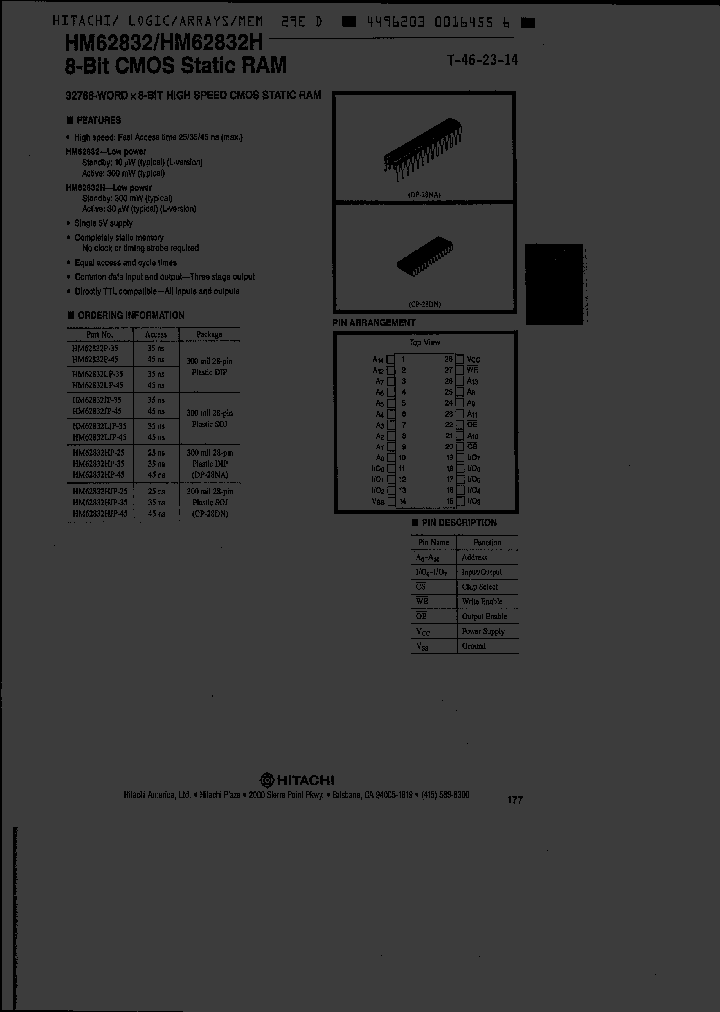 HM62832P-45_1662388.PDF Datasheet