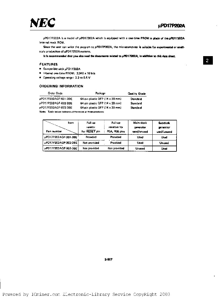 UPD17P202AGF-001-3BE_1672081.PDF Datasheet