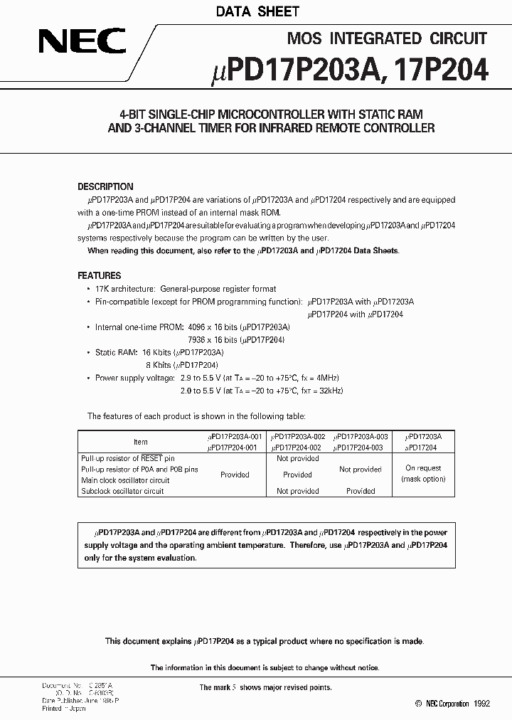 UPD17P203AGC-001-3BH_1672082.PDF Datasheet