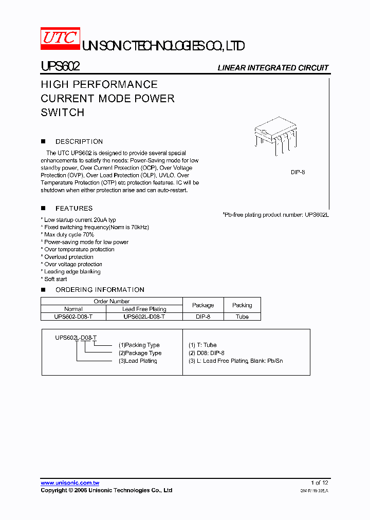 UPS602-D08-T_1686885.PDF Datasheet