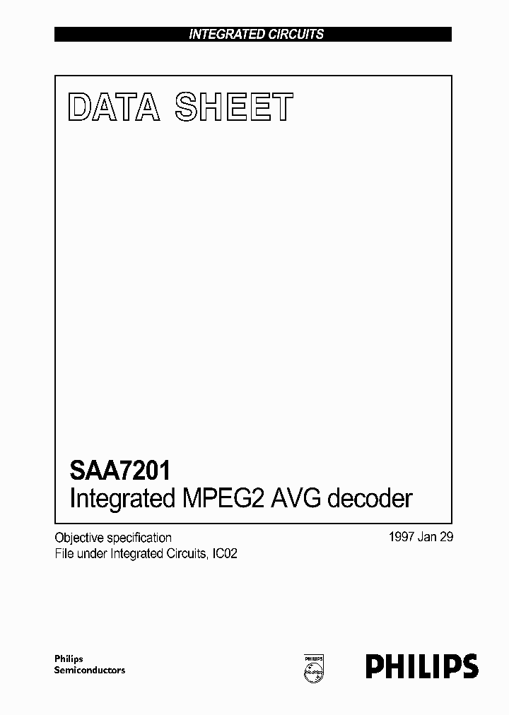 SAA7201_1882245.PDF Datasheet