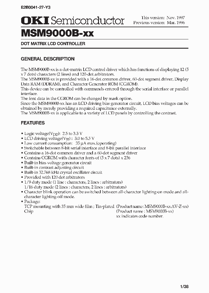 MSM9000B-XX_1750228.PDF Datasheet