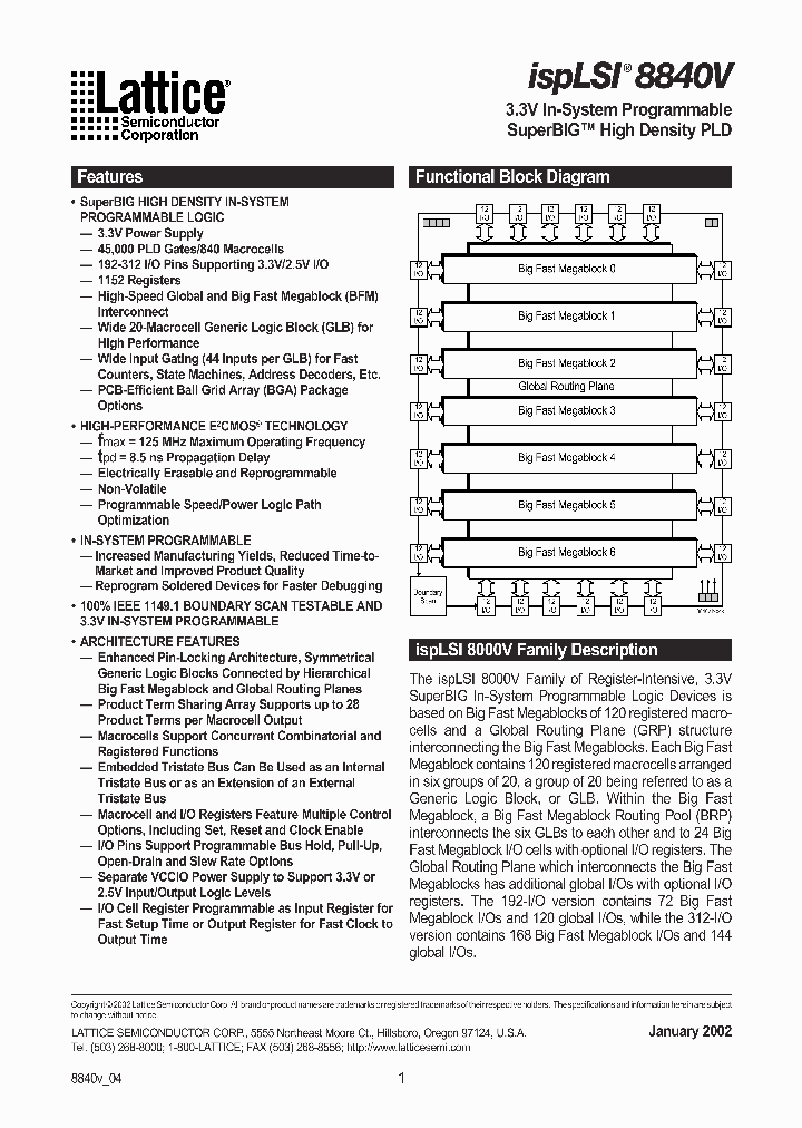 ISPLSI8840V-125LB272_1765720.PDF Datasheet