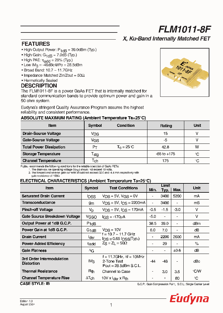 FLM1011-8F_1778831.PDF Datasheet