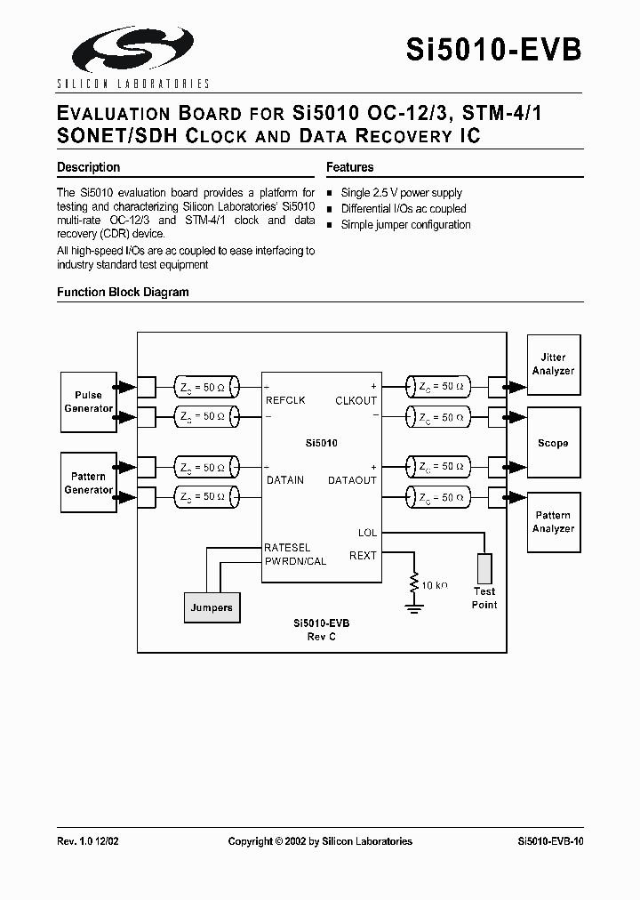 SI5010-EVB_1787171.PDF Datasheet