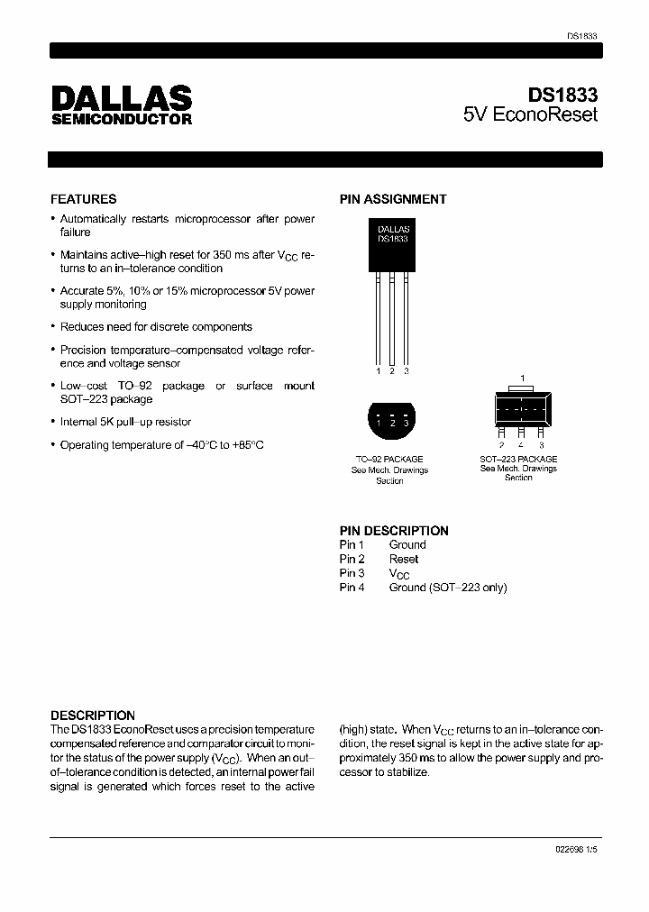 DS1833_1789909.PDF Datasheet