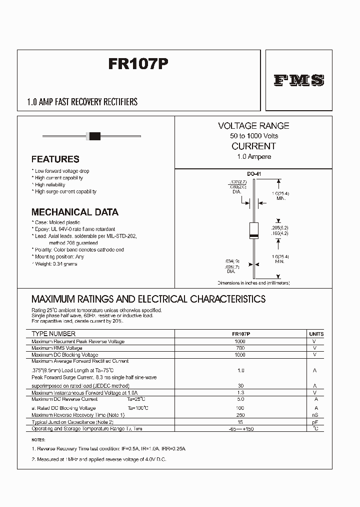 FR107P_1796713.PDF Datasheet