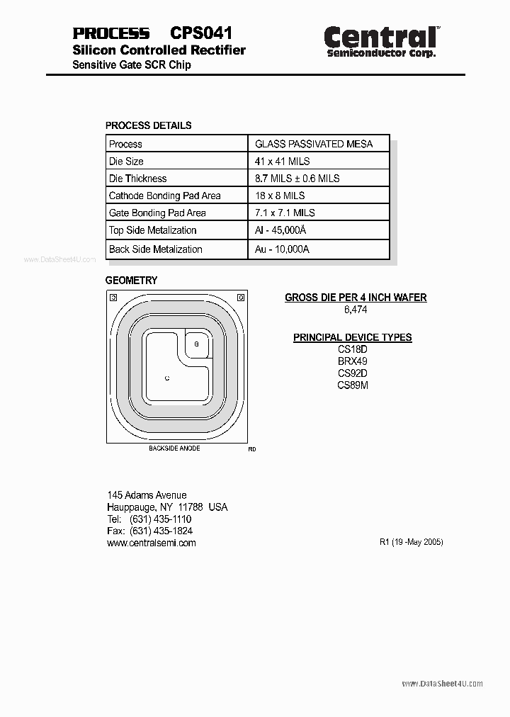 CPS041_1893097.PDF Datasheet