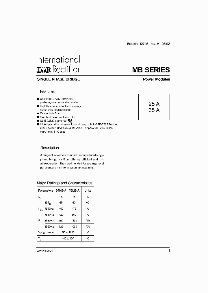 26MB140A_1827705.PDF Datasheet