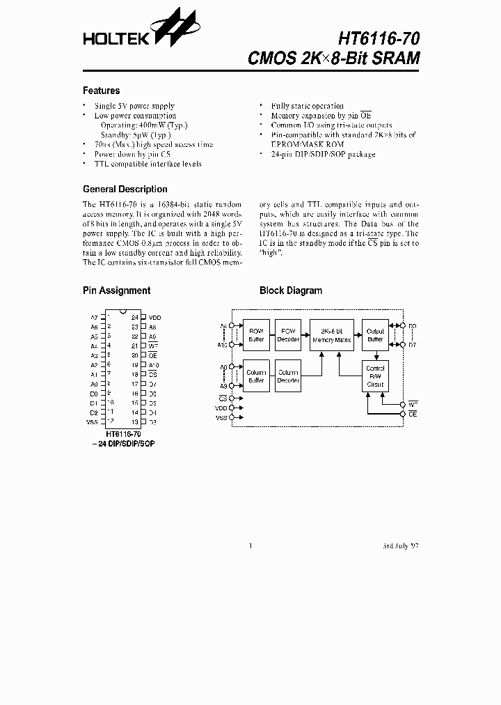 HT6116-70-24DIP_1839511.PDF Datasheet