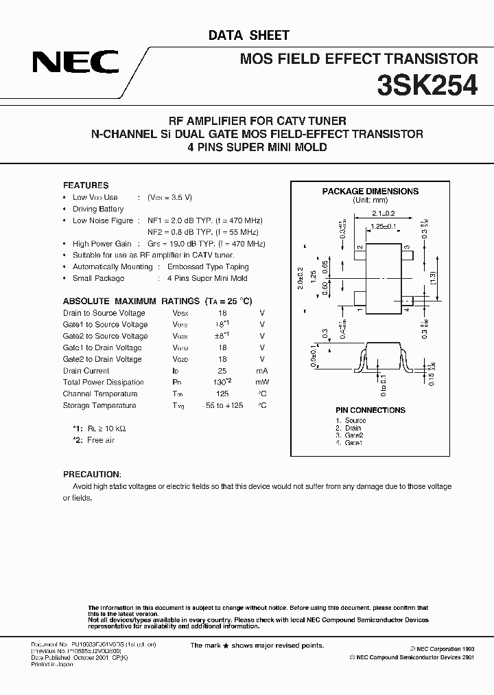 3SK254NE93218_1835405.PDF Datasheet