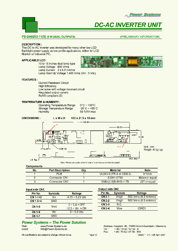 PS-DA0253-11_1936093.PDF Datasheet