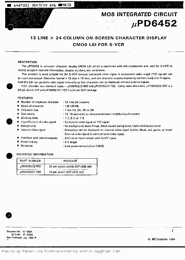 UPD6452GT-102_1885439.PDF Datasheet