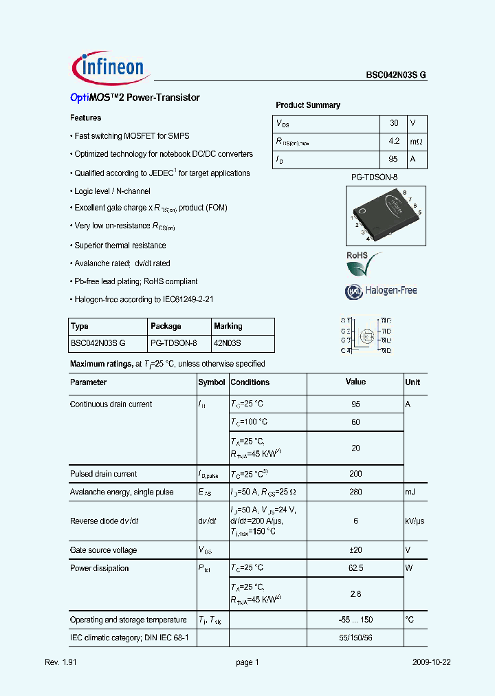 BSC042N03SG_1939956.PDF Datasheet