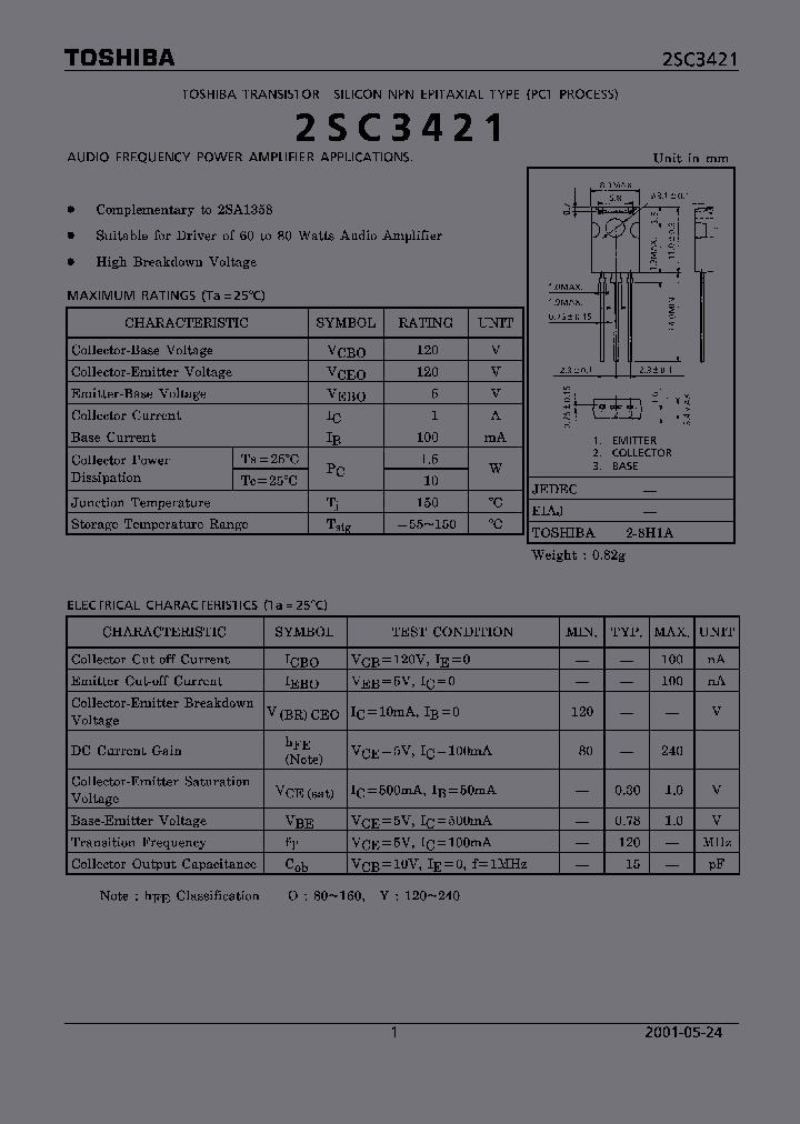 2SC3421Y_1900427.PDF Datasheet