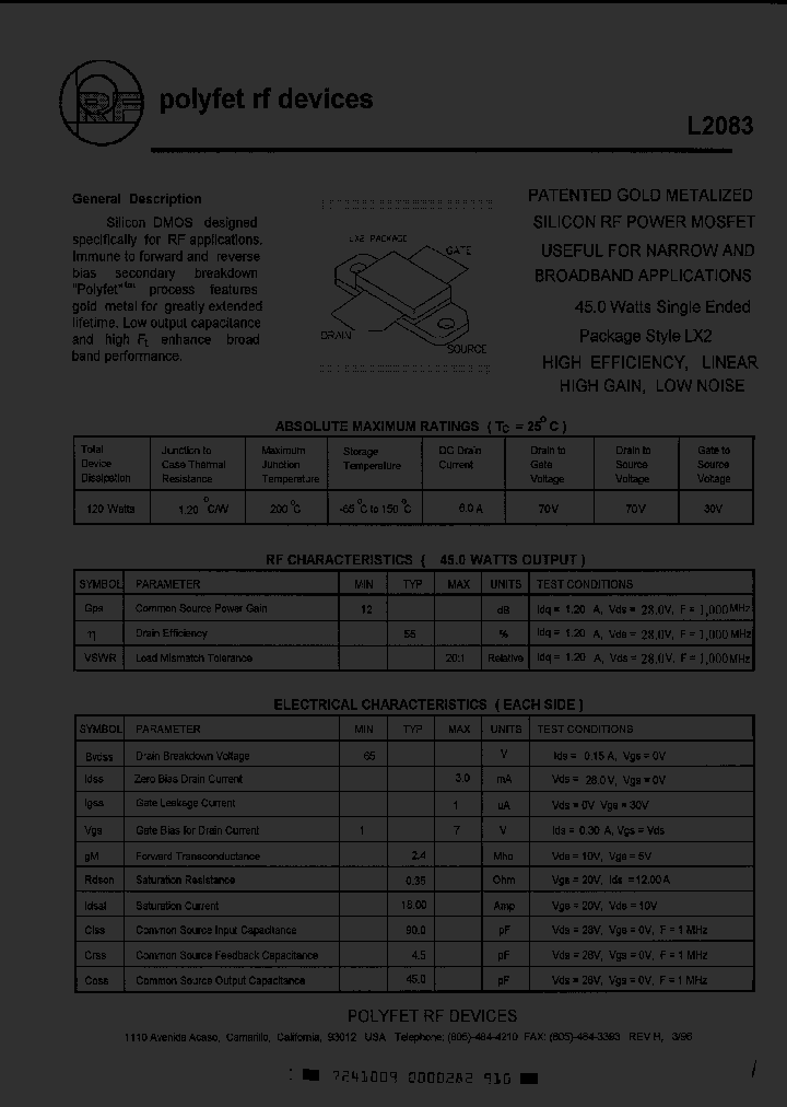 L2083_1905373.PDF Datasheet