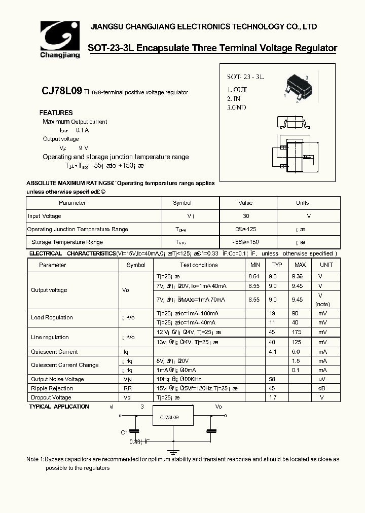 CJ78L09-SOT-23-3L_1908379.PDF Datasheet