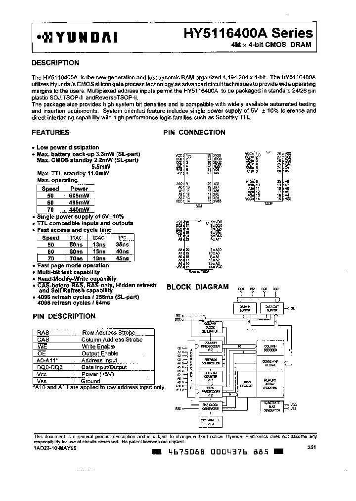 HY5116400AT-70_1931989.PDF Datasheet