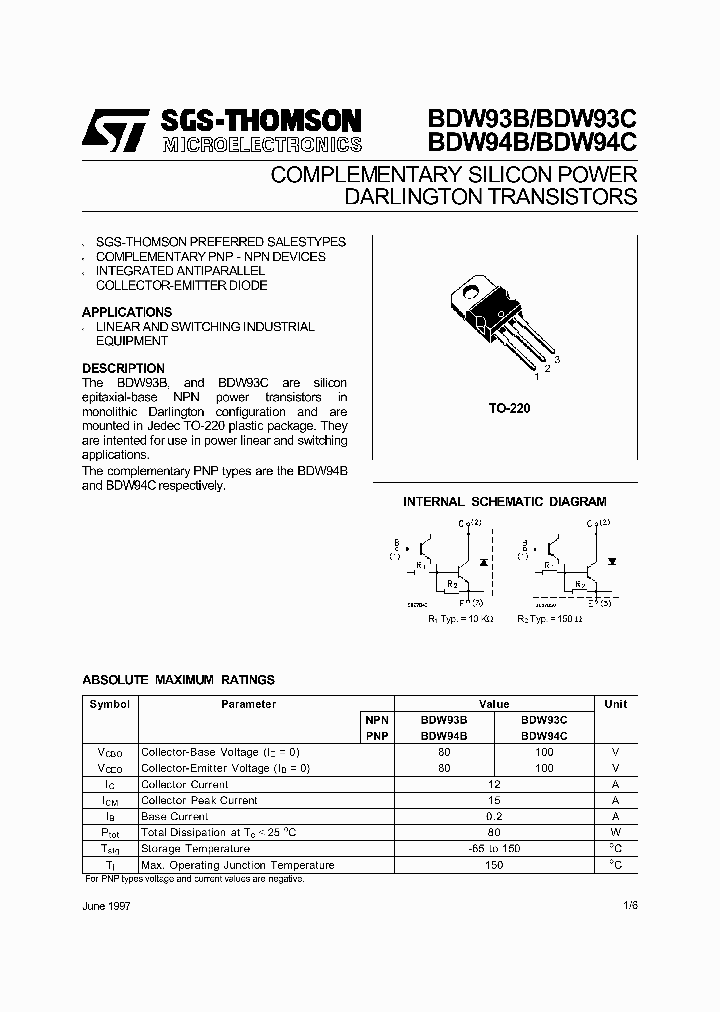 BDW93B_1945670.PDF Datasheet