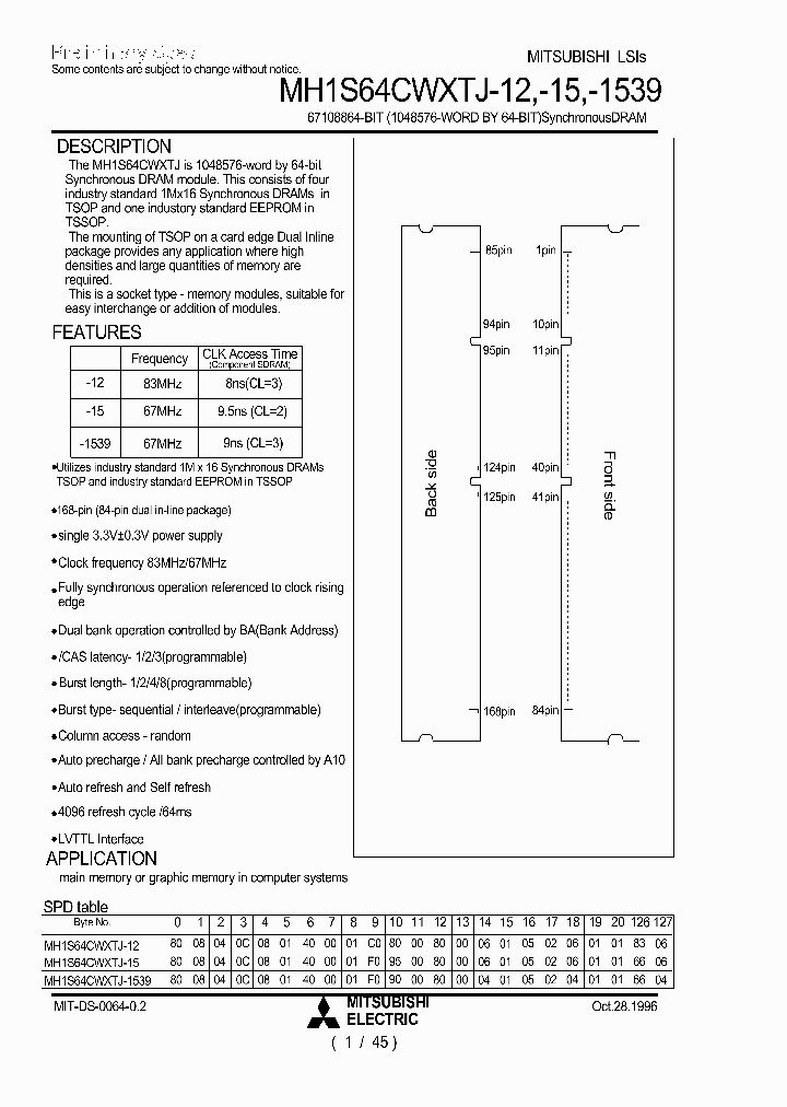 MH1S64CWXTJ-12_1964527.PDF Datasheet