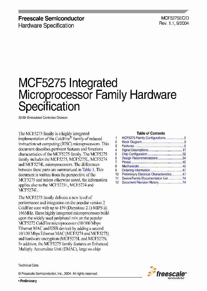 MCF5274_1969844.PDF Datasheet