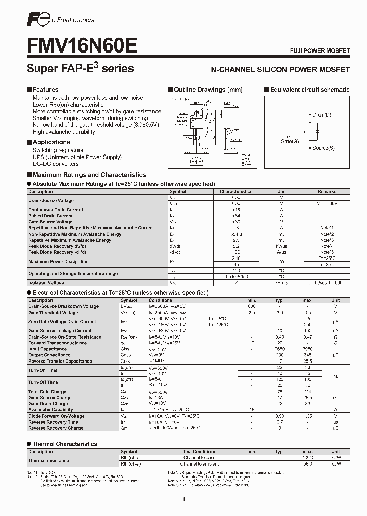 FMV16N60E_1973838.PDF Datasheet