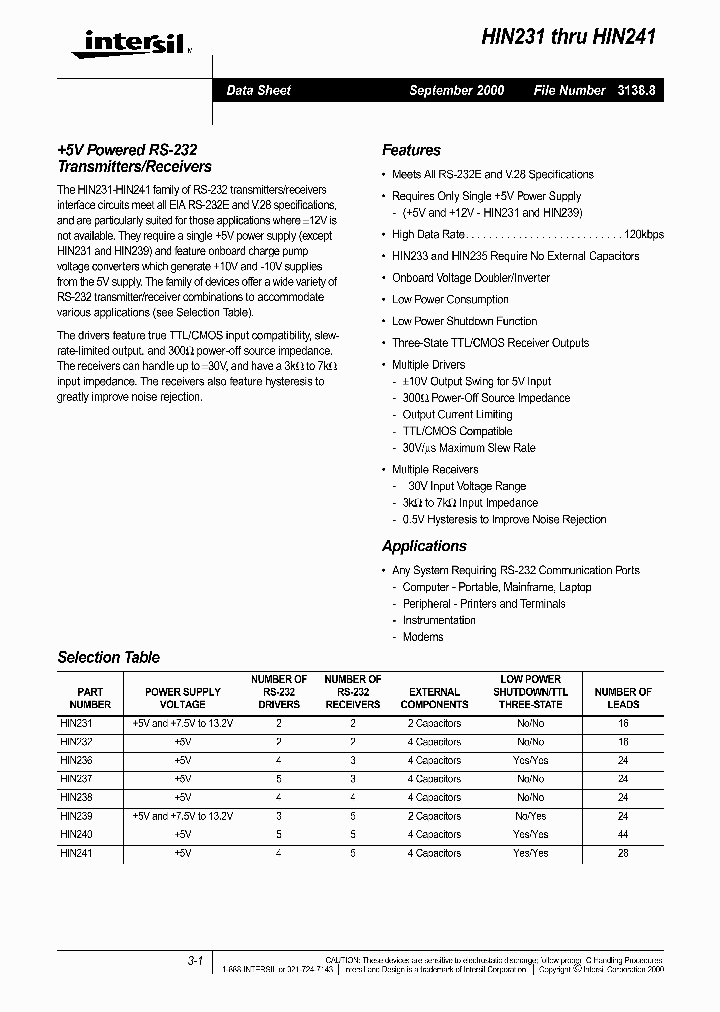 HIN231_1984693.PDF Datasheet