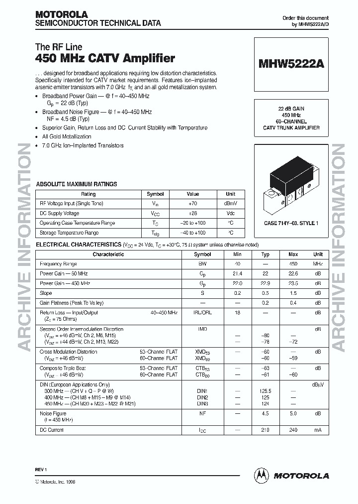 MHW5222AD_1987412.PDF Datasheet