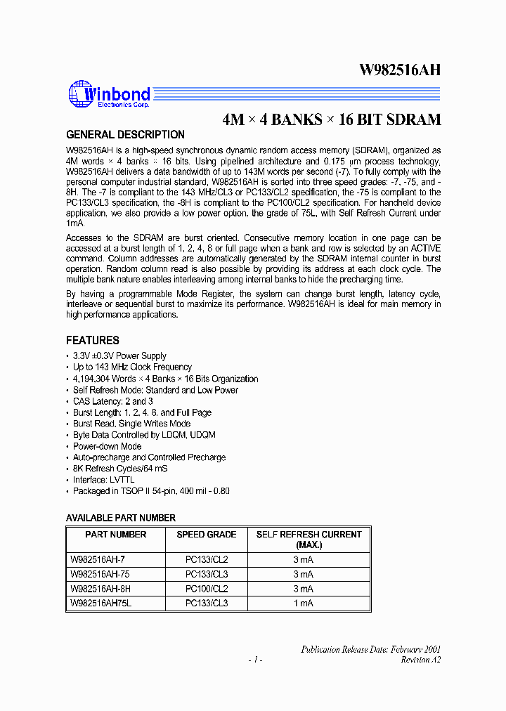 W982516AH-8H_1988973.PDF Datasheet